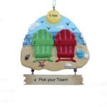 Beach Chairs Ornament-2