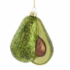Avocado Glass Ornament