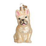 French Bulldog Glass Ornament