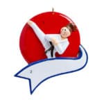 Karate Girl Ornament