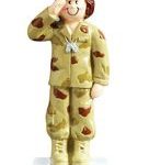 Army Woman Ornament