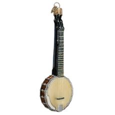 Banjo Glass Instrument Ornament