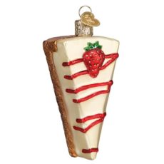 Cheesecake Dessert Glass Ornament