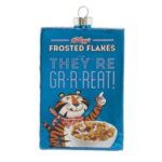 Frosted Flakes Breakfast Cereal Glass Ornament