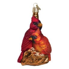 Old World Christmas Pair Of Cardinals Ornament