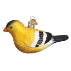 Old World Christmas American Goldfinch