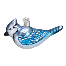 Old World Christmas Bright Blue Jay Ornament