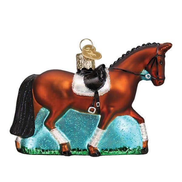 ow1 Old World Christmas Dressage Horse Ornament - Image 1