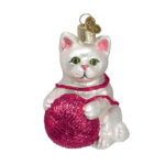 Old World Christmas Playful Kitten