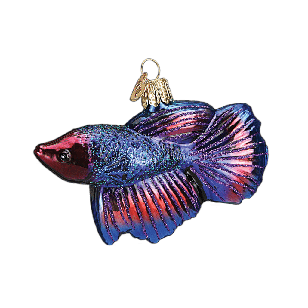 ow1 Old World Christmas Betta Fish Ornament - Image 1