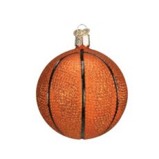 Old World Christmas Glass Basketball Ornament