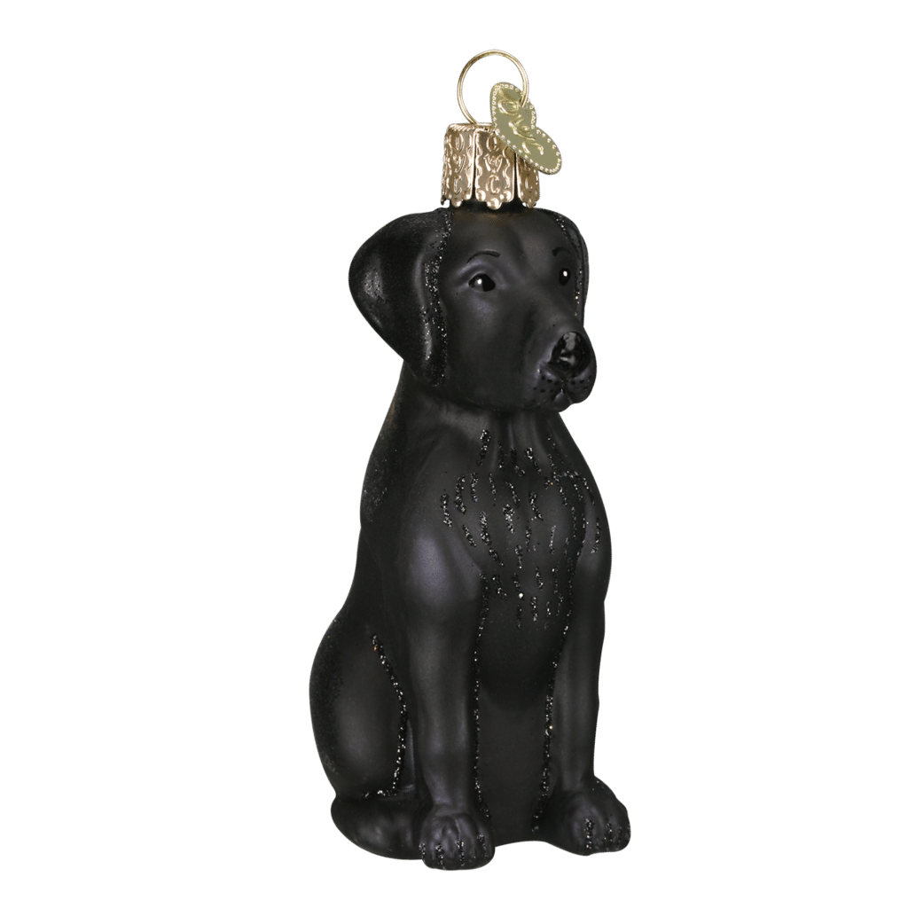 ow1 Old World Christmas Black Labrador Ornament - Image 1
