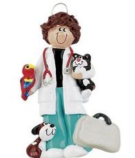 Veterinarian Woman Ornament