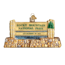 Old World Christmas Rocky Mountain National Park Ornament