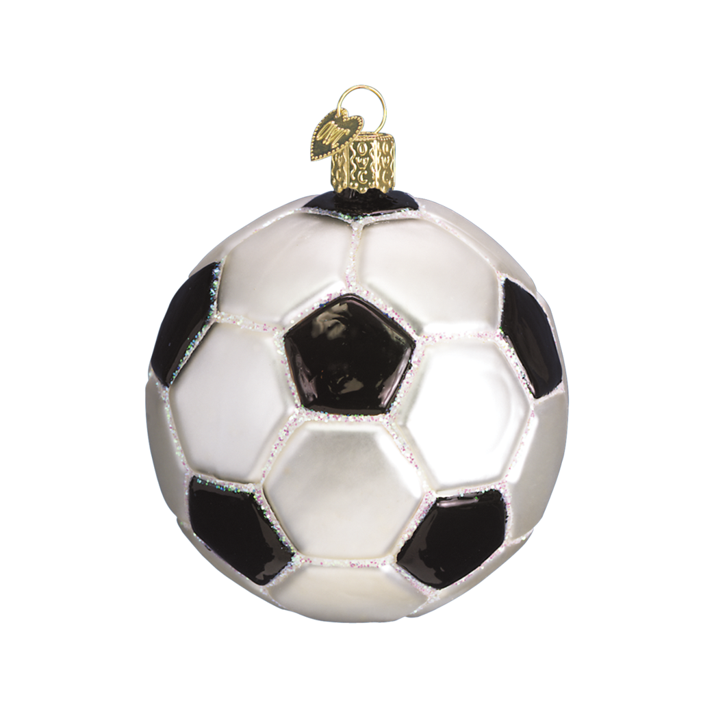 ow1 Soccer Ball Ornament Old World Christmas - Image 1