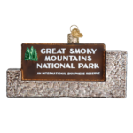 Great Smoky Mountains National Park Glass Ornament