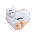 Baby Feet Girl Ornament