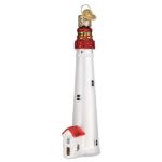 Cape May Lighthouse Glass Ornament
