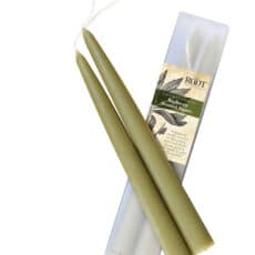"Root" brand Bayberry Scented 10" Taper Candles