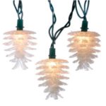 Pine Cone Novelty Light Set