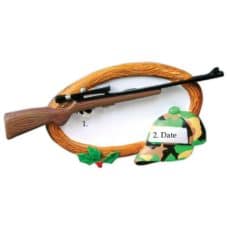 Hunting Rifle Personalized Ornament