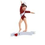 Gymnast with Hands in Air Ornament