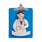 Clipboard Doctor / Nurse Ornament