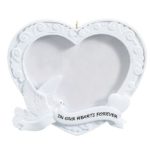 "In Our Hearts Forever" Memory Frame Ornament