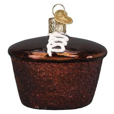 Hostess Cupcake Glass Food Ornament