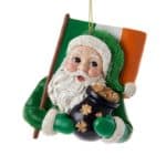 Irish Santa with Ireland Flag Ornament