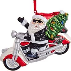 Motorcycle Santa