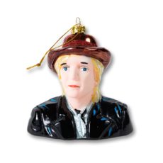 Tom Petty Glass Ornament