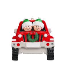 SUV FAMILY OF 2 ORNAMENT
