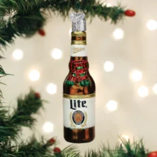 HOLIDAY MILLER LITE BOTTLE ORNAMENT