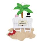 JUST MARRIED ORNAMENT