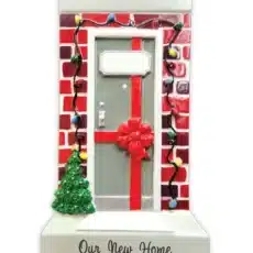 OR1478-H – Our New Home Door Personalized Christmas Ornament