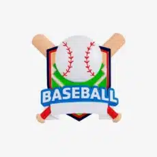 Baseball Shield Ornament