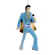 Elvis in Blue Suit Ornament