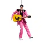 Elvis in Pink Suit Ornament