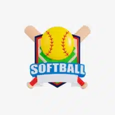 Softball Ornament