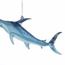 Blue Swordfish Fishing Ornament