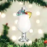Pina Colada Cocktail Glass Ornament