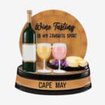 Cape May Wine Tasting Ornament
