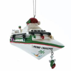 Cruise Ship Ornament For Personalization
