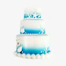 Wedding Cake Personalized Christmas Ornament