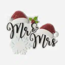 Mr & Mrs Personalized Ornament
