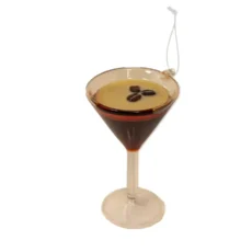 Glass Espresso Martini Ornament