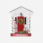 HoHoHo Christmas Red Door Personalized Ornament