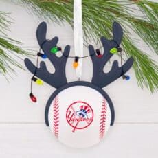 MLB New York Yankees Reindeer Baseball Hallmark Ornament