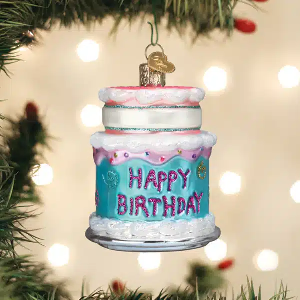 32598_1.jpg Happy Birthday Cake Ornament - Image 1
